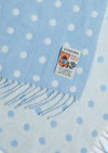 Foxford Blue Spot Baby Blanket