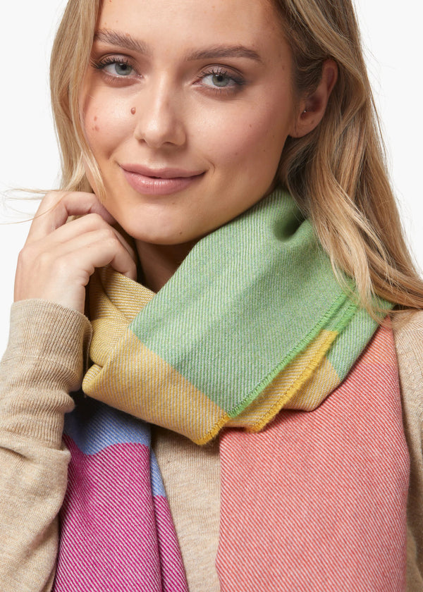 Foxford Rainbow Extra-Fine Merino Scarf