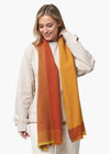 Foxford Yellow Ochre Extra-Fine Merino Scarf