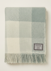 Foxford 100% Merino Wool Throw | Sage Block