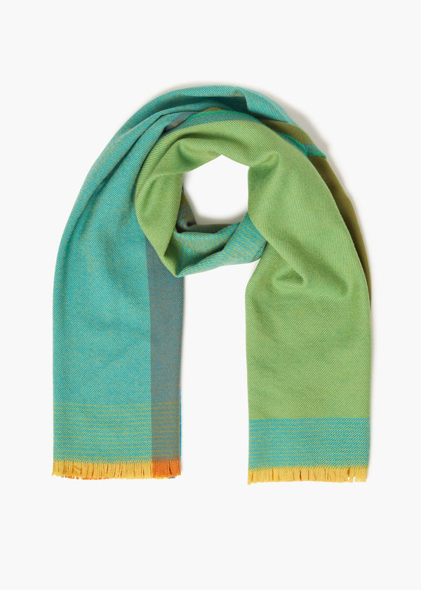 Foxford Emerald Extra Fine Giant Merino Scarf
