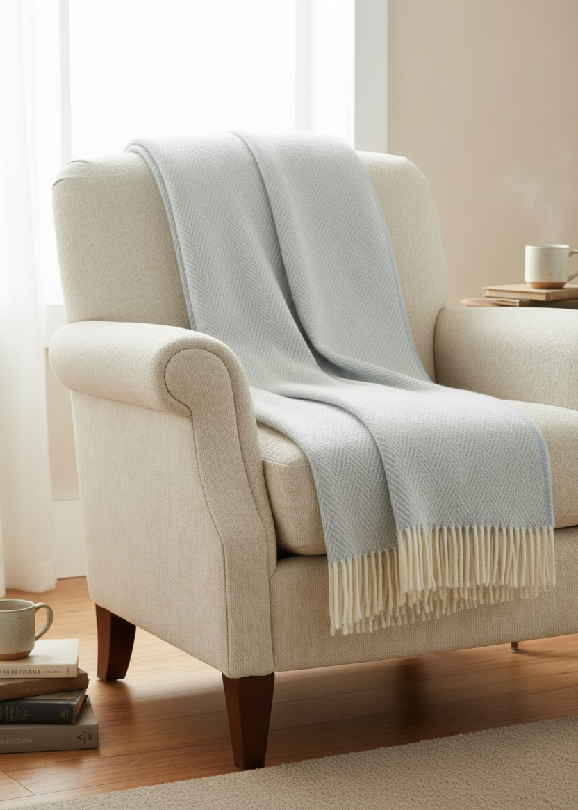 Foxford Cashmere Lambswool Rian Throw