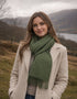 Foxford Lambswool Scarf | Baby Amazon Green