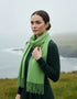 Foxford Lambswool Scarf | Bay Solid Green