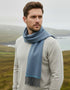 Foxford Lambswool Scarf | Cornish Blue
