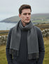 Foxford Lambswool Scarf | Graphite