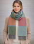 Foxford Lambswool Scarf | Summer Stripe