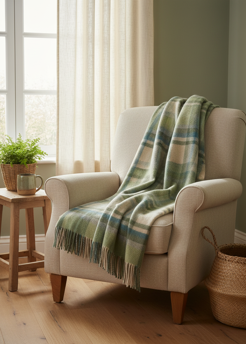 Foxford Lambswool Throw | Slieveboy