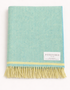 Foxford Lambswool Throw | Spearmint & Citrus