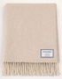 Foxford Merino Wool Throw | Bone Taupe | Clearance