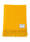 Foxford Merino Wool Throw | Gold Amber 