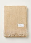 Foxford Mohair Throw | Champagne 