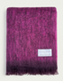 Foxford Mohair Throw | Sloe/Plum - Clearance