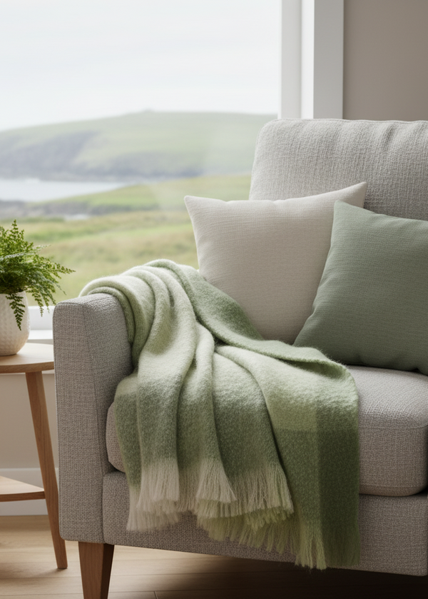 Foxford Newgrange Mohair Throw