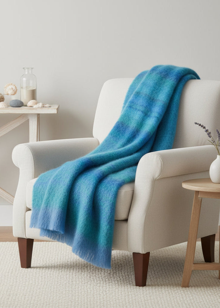 Foxford Wild Atlantic Way Mohair Blanket