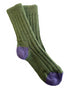 Green Irish Merino Wool Socks | Women's