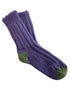 Purple Irish Merino Wool Socks | Women's