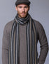 Mucros Donegal Scarf | Charcoal