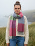 McNutt Lambswool Scarf | Green Smoke Check