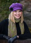 Ladies Mucros Newsboy | Purple