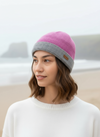 Erin Crochet Turn up Hat | Pink