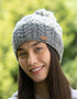 Wool Bobble Flecked Grey Hat