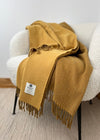 McNutt Lambswool Throw | Honey