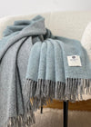 McNutt Pure Wool Throw | Seaspray