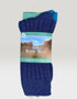 Blue Irish Merino Wool Socks | Women's