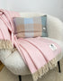 McNutt Lambswool Throw | Candy Floss