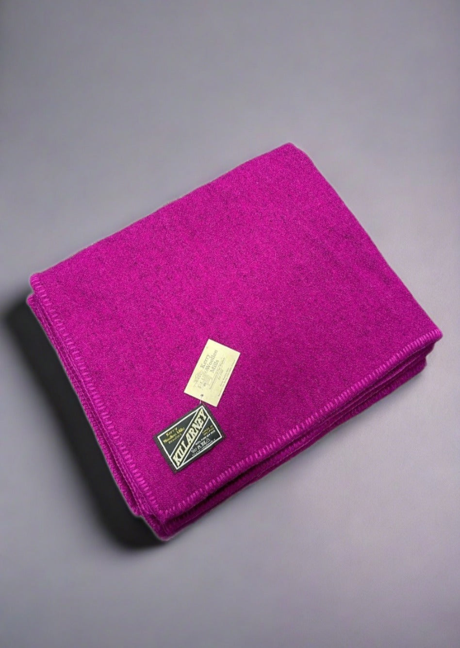 Kerry Wool Kerry Woollen Mills 100% Irish Wool Blanket | Wild Berry