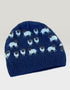 Lambswool Sheep Beanie Hat | Denim