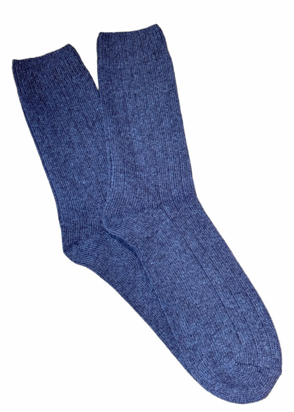 West of Ireland Cashmere Mix Socks | Midnight