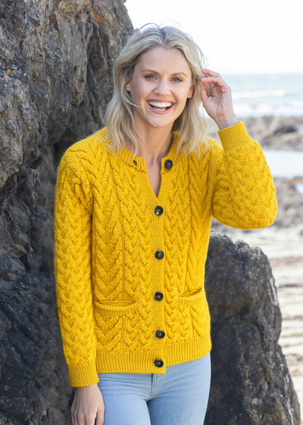 Ladies Supersoft Merino Wool Lumber Cardigan