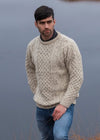 Inis Mor Aran Sweater | Oatmeal