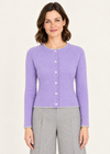 Paisley Purple cardigan front pose