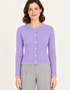 Ireland's Eye Killiney Cardigan - Wool Cashmere Blend | Paisley