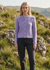 Ireland's Eye Killiney Cardigan - Wool Cashmere Blend | Paisley