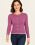 IrelandsEye Killiney Cardigan | Boysen Berry Wool-Cashmere Blend