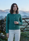 IrelandsEye Killiney Cardigan | Sea Green