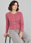 IrelandsEye Women's Killiney Cashmere Cardigan | Rose Pink