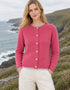 IrelandsEye Damen-Kaschmir-Cardigan „Killiney“ | Rosa