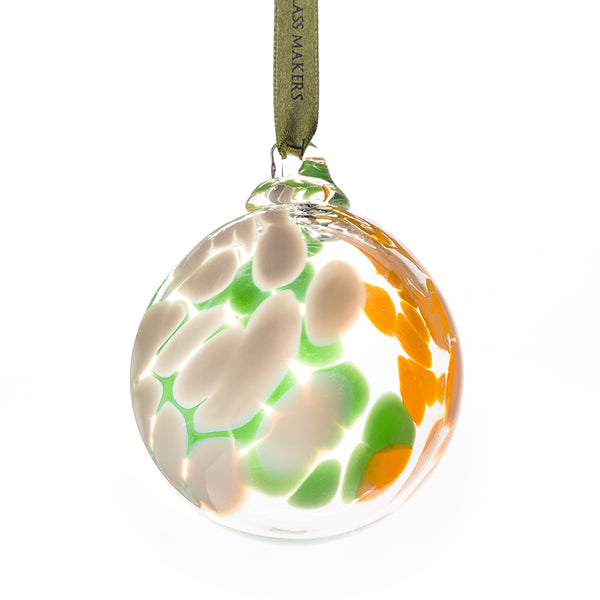 Irish Flag Glass Bauble