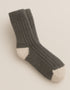 Charcoal Irish Merino Wool Socks | Large