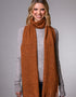 Mucros Islander Scarf | Orange Rust