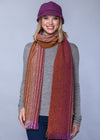 Mucros Islander Scarf Mustard Mix | Handwoven in Ireland | Alpaca & Merino Wool
