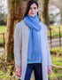 Mucros Islander Scarf | Blue Speck | Made in Ireland