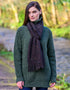 Mucros Islander Scarf | Black Fleck | Made in Ireland
