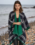 Jimmy Hourihan Green Reversible Shawl