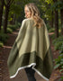 Jimmy Hourihan Shawl Block Design | Cream/Grey/Green